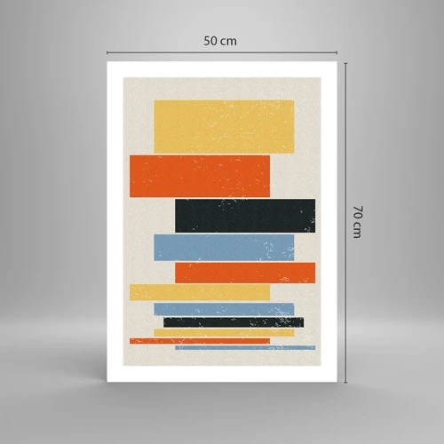 Poster - Muzieknotatie - 50x70 cm