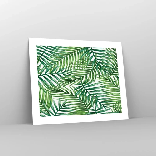 Poster - Onder de groene luifel - 50x40 cm