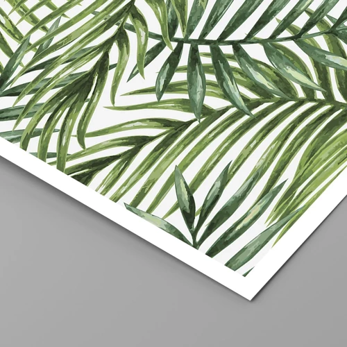 Poster - Onder de groene luifel - 70x100 cm