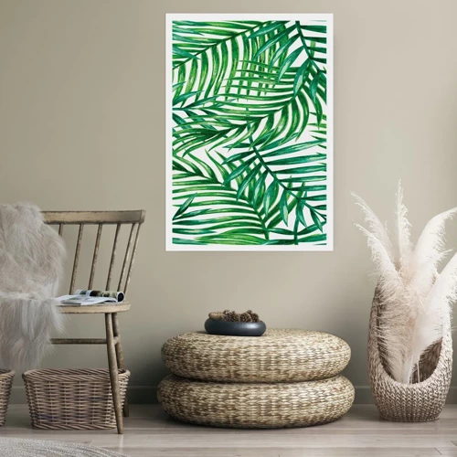 Poster - Onder de groene luifel - 70x100 cm