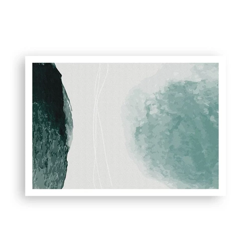 Poster - Ontmoeting met de mist - 100x70 cm