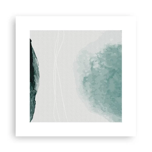 Poster - Ontmoeting met de mist - 30x30 cm