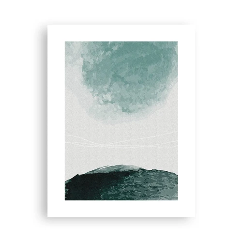 Poster - Ontmoeting met de mist - 30x40 cm