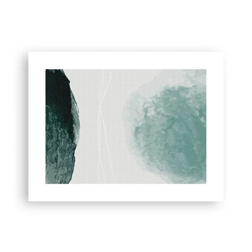 Poster - Ontmoeting met de mist - 40x30 cm