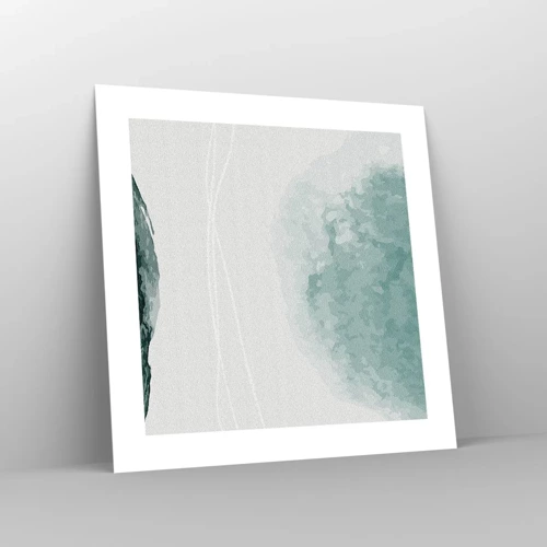 Poster - Ontmoeting met de mist - 40x40 cm