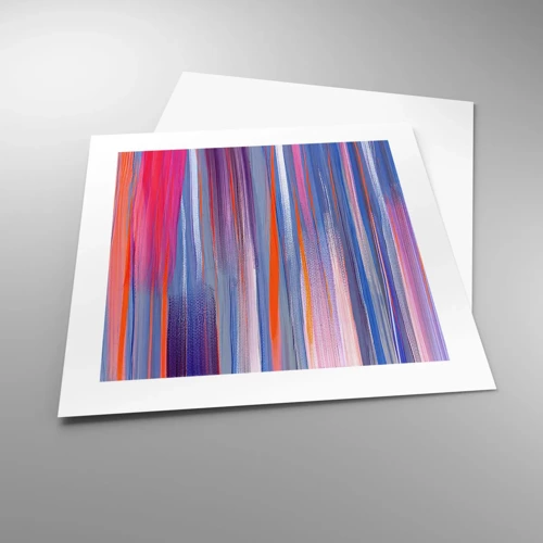 Poster - Opgang naar de regenboog - 40x40 cm