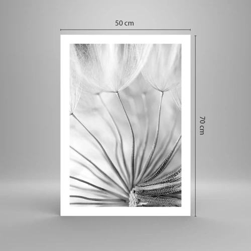 Poster - Paardebloemen, vliegers - 50x70 cm