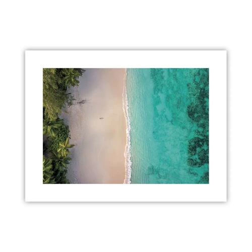 Poster - Paradijsstrand - 40x30 cm