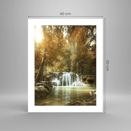 Poster - Park cascade - 40x50 cm