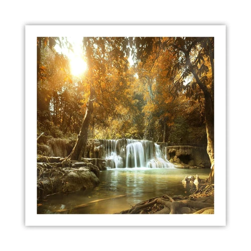 Poster - Park cascade - 60x60 cm