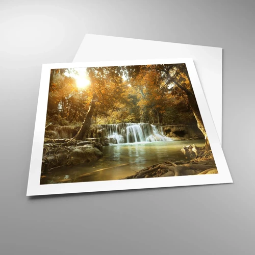 Poster - Park cascade - 60x60 cm