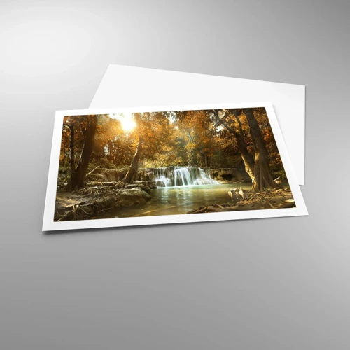 Poster - Park cascade - 91x61 cm