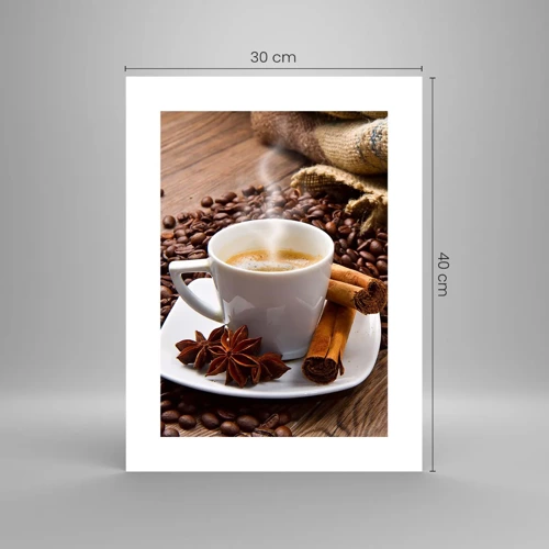 Poster - Pittige smaak en aroma - 30x40 cm