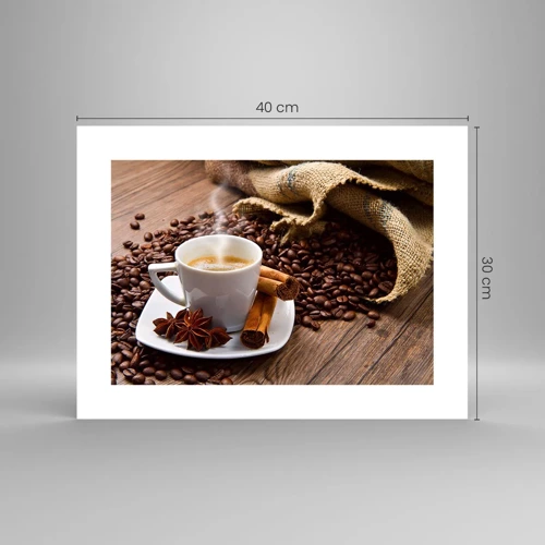 Poster - Pittige smaak en aroma - 40x30 cm