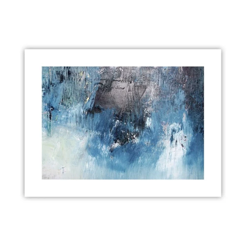 Poster - Rhapsody in Blauw - 40x30 cm