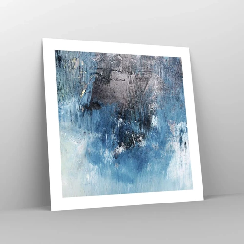 Poster - Rhapsody in Blauw - 50x50 cm