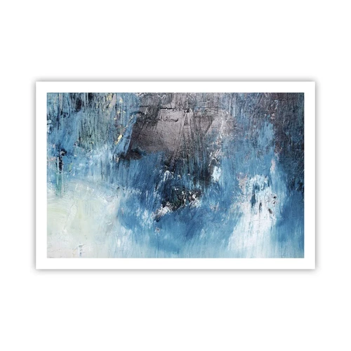 Poster - Rhapsody in Blauw - 91x61 cm