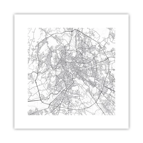 Poster - Romeinse cirkel - 30x30 cm