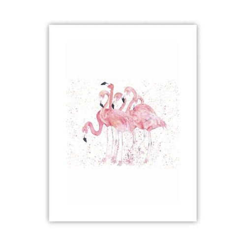 Poster - Roze ensemble - 30x40 cm