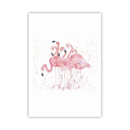 Poster - Roze ensemble - 70x100 cm