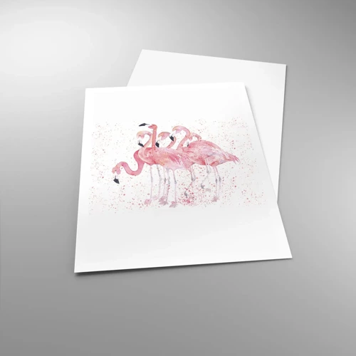 Poster - Roze ensemble - 70x100 cm