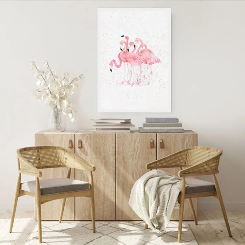Poster - Roze ensemble - 70x100 cm