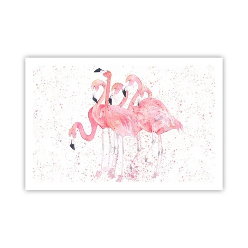 Poster - Roze ensemble - 91x61 cm