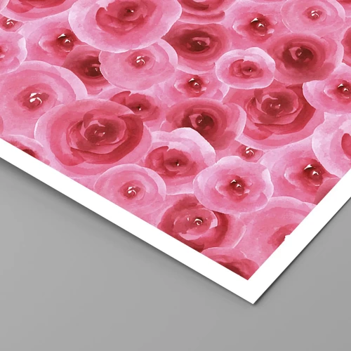 Poster - Rozen onder en boven - 40x50 cm