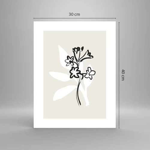 Poster - Schets voor het herbarium - 30x40 cm