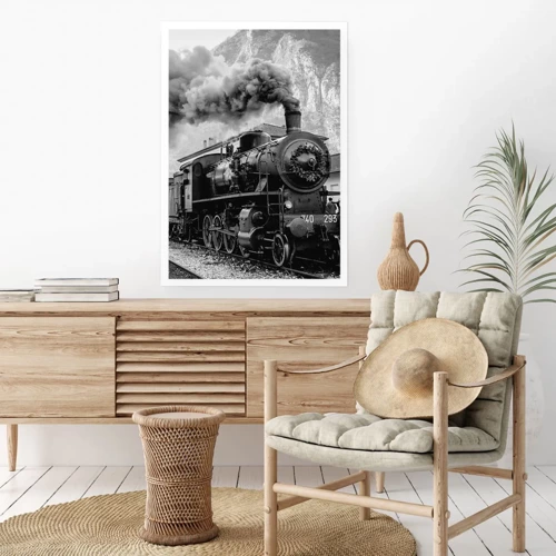 Poster - Staat op het station... - 40x50 cm