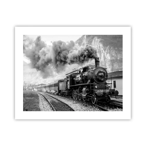 Poster - Staat op het station... - 50x40 cm