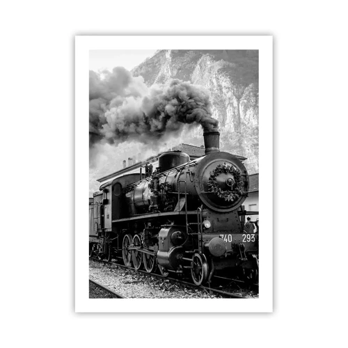 Poster - Staat op het station... - 50x70 cm