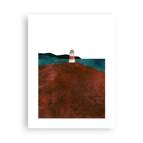 Poster - Starend naar de zee - 30x40 cm