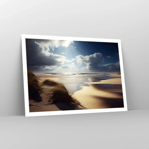 Poster - Strand, wild strand - 100x70 cm