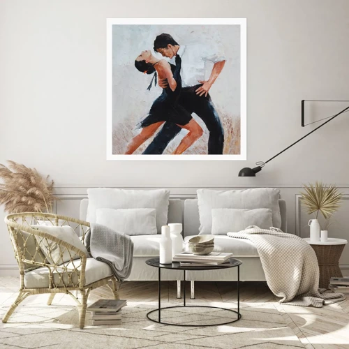 Poster - Tango van mijn dromen - 60x60 cm