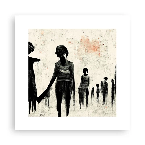 Poster - Tegen eenzaamheid - 30x30 cm