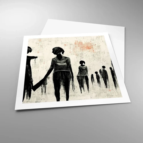 Poster - Tegen eenzaamheid - 60x60 cm