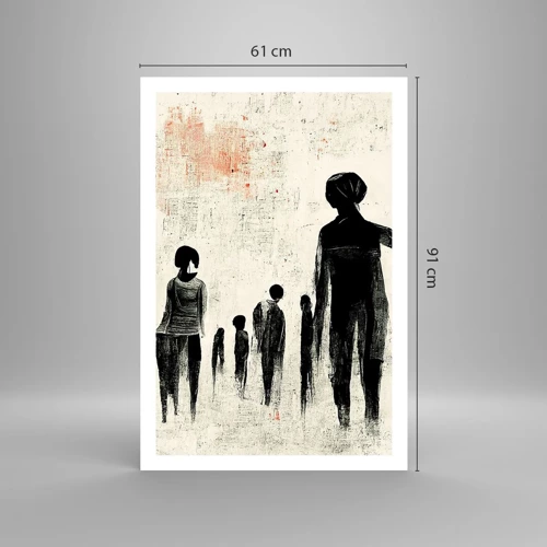 Poster - Tegen eenzaamheid - 61x91 cm