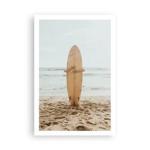 Poster - Uit liefde voor golven - 61x91 cm