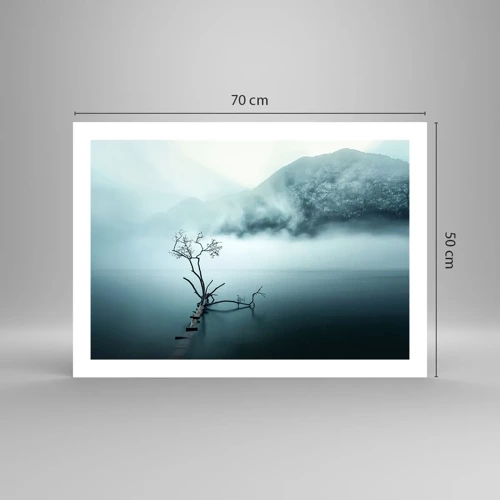Poster - Van water en mist - 70x50 cm
