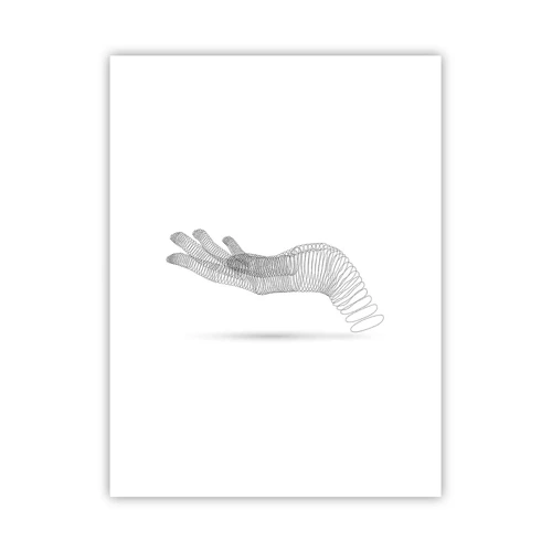 Poster - Veerkrachtige hand - 30x40 cm