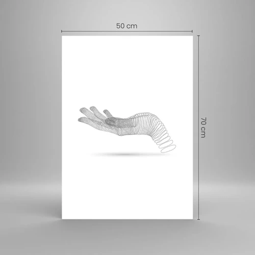 Poster - Veerkrachtige hand - 50x70 cm