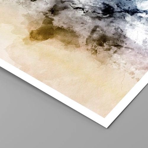 Poster - Verdronken in een wolk van mist - 40x30 cm