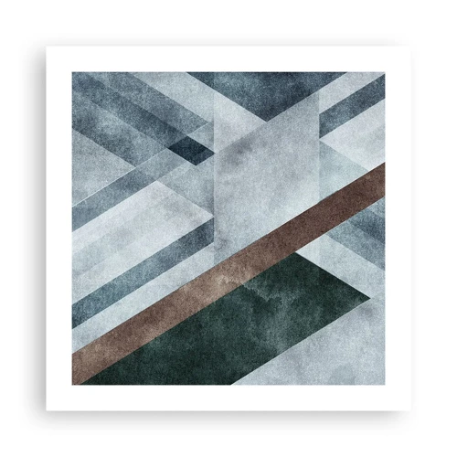 Poster - Verfijnde elegantie van geometrie - 50x50 cm