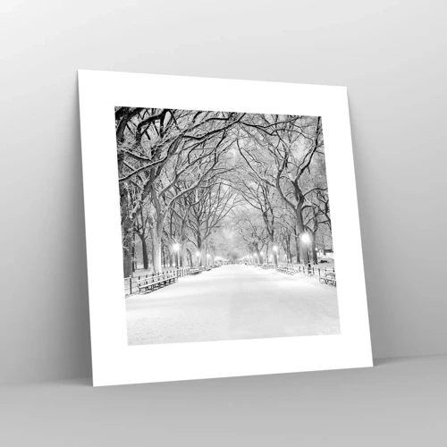 Poster - Vier seizoenen - winter - 30x30 cm