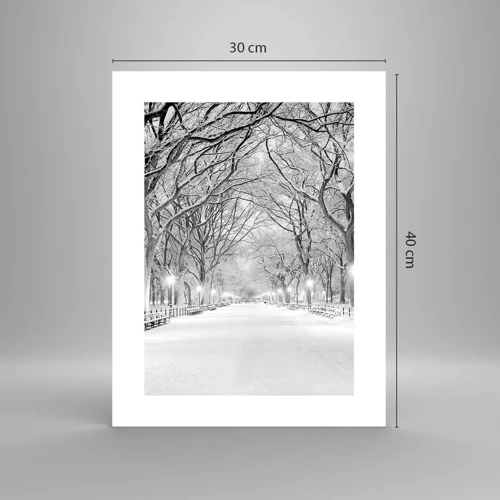 Poster - Vier seizoenen - winter - 30x40 cm