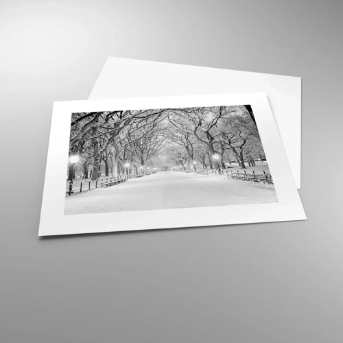 Poster - Vier seizoenen - winter - 40x30 cm