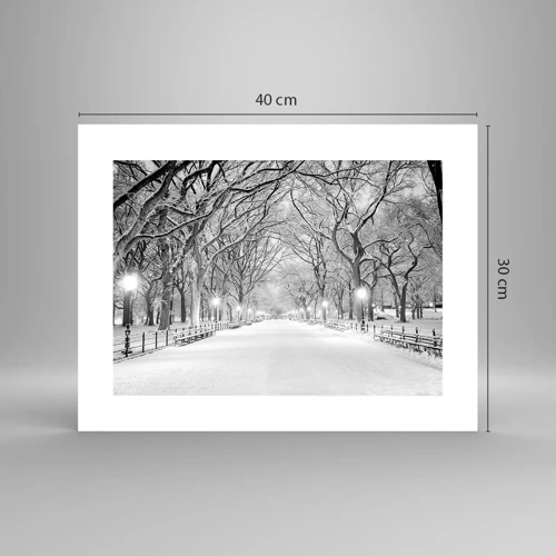 Poster - Vier seizoenen - winter - 40x30 cm