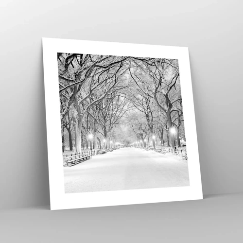 Poster - Vier seizoenen - winter - 40x40 cm