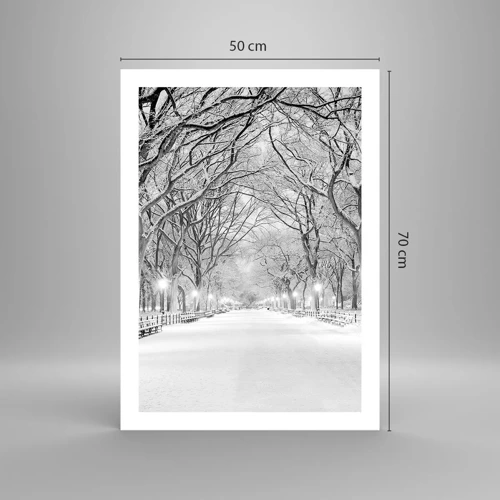 Poster - Vier seizoenen - winter - 50x70 cm